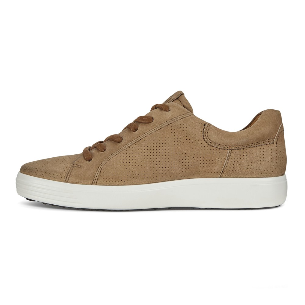 Tenis Hombre - ECCO Soft 7 Lace-Up - Marrom - ARW014873